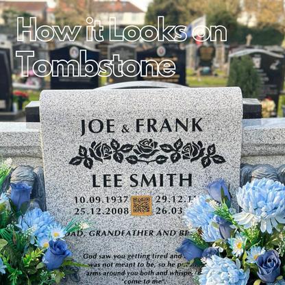 Metal QR Memorial Plaque✨