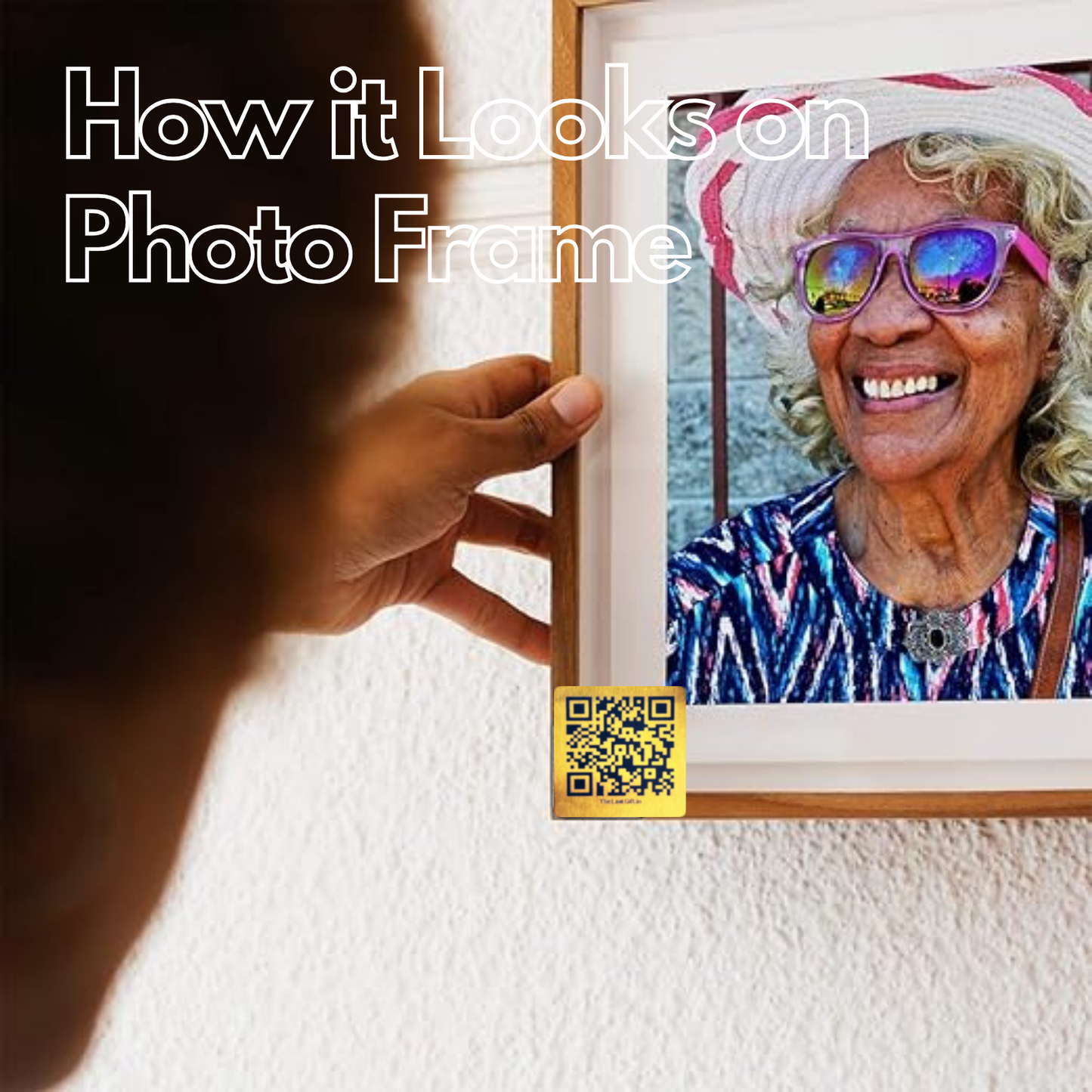 Metal QR Memorial Plaque✨