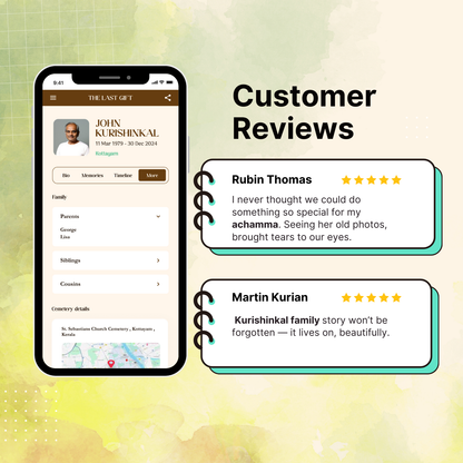 Metal QR Memorial Plaque✨