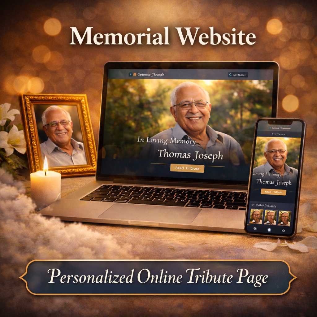 Metal QR Memorial Plaque✨